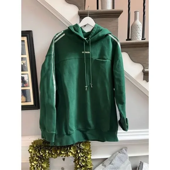 Adidas X Ivy Park Green Hoodie Sweatshirt sz XL RARE popular